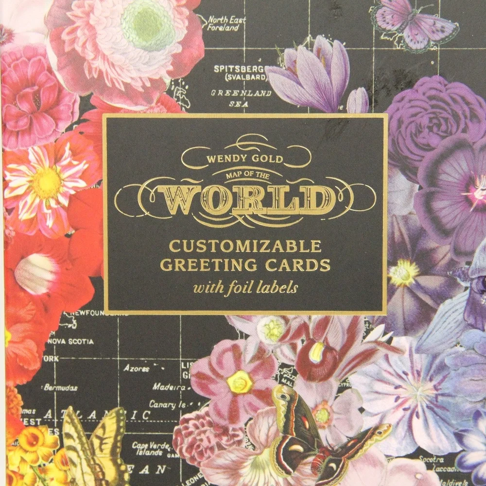 Galison Notecard Set New Women Gift 12 Floral Greeting Cards Colorful